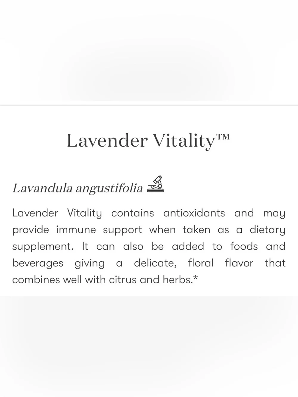 New and unopened Young Living Lavender Vitality